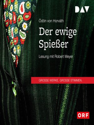 cover image of Der ewige Spießer
